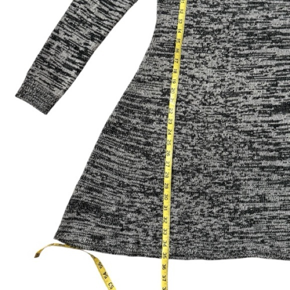 Bobbie Brooks Marled Knit‎ Sweater Dress Women’s Large Gray Black NWT - Picture 9 of 14